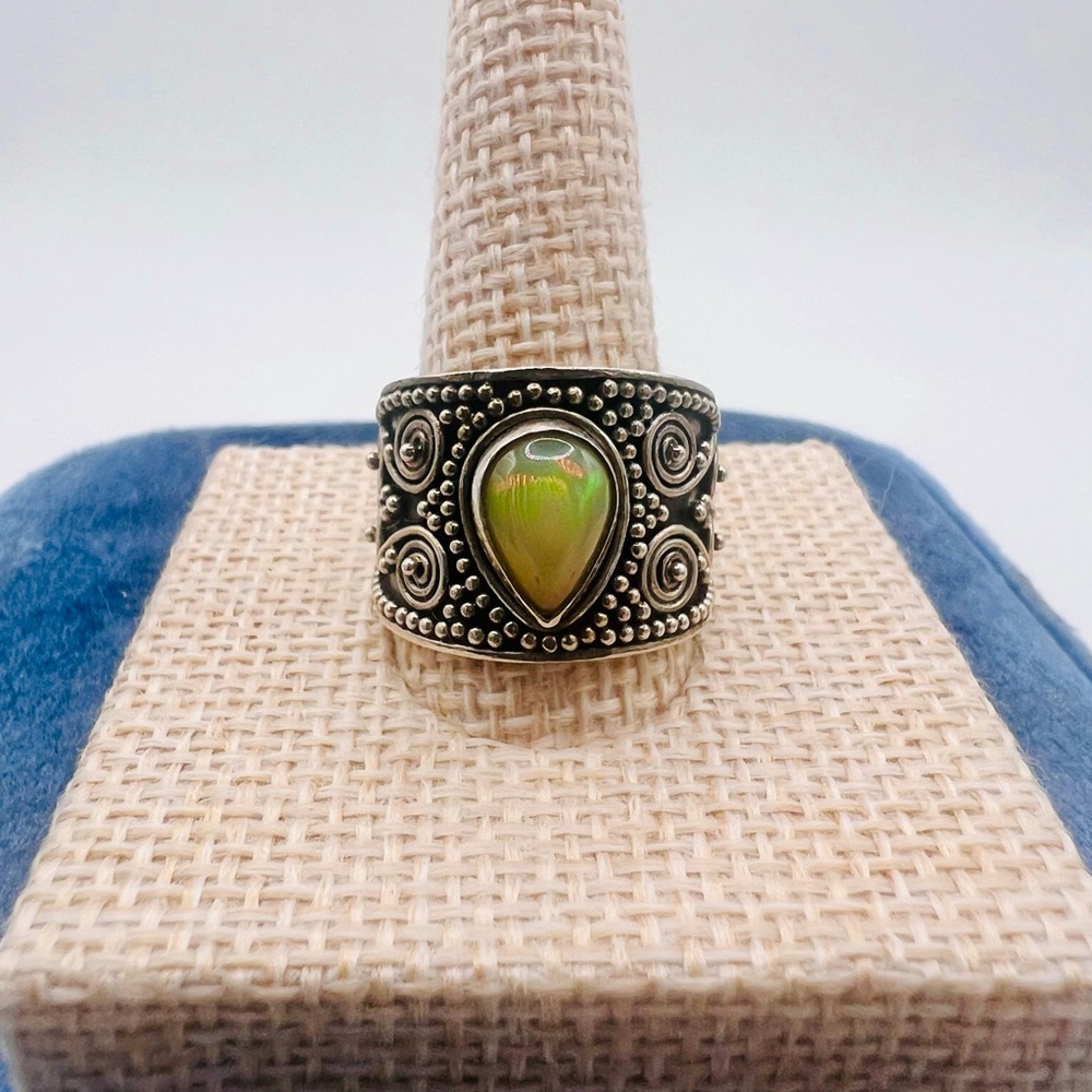 Sterling Silver Jelly Opal Ring
